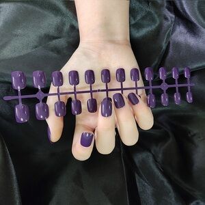 Purple Nail Tips